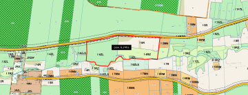 Działka rolna częściowo zalesiono na sprzedaż - Przyborów