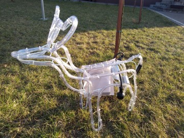 Renifer LED z timerem czasowym_ Nowy