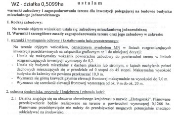 Działka budowlana z lasem - Grabieniec