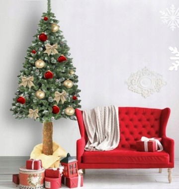 Choinka na pniu sosna