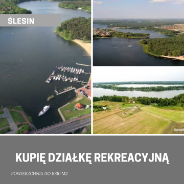 Wilczyn/Skulsk/Ślesin &ndash; Działka z dostępem do jeziora