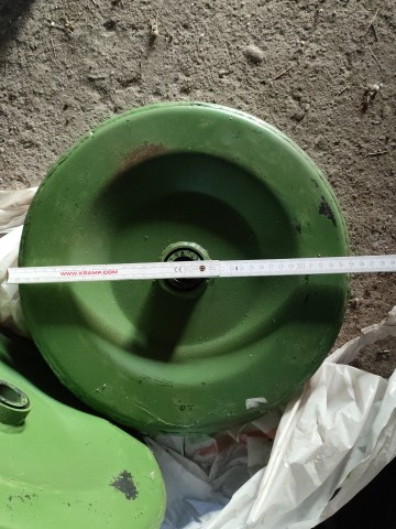 Koła metalowe do kultywatora 2 sztuki