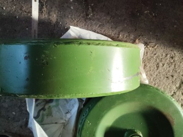 Koła metalowe do kultywatora 2 sztuki