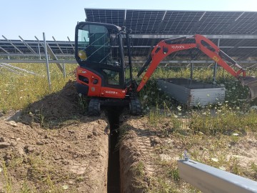 Usługi minikoparkami Kubota 19 -4