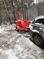 Usługi rębakiem-rozdrabnianie gałęzi