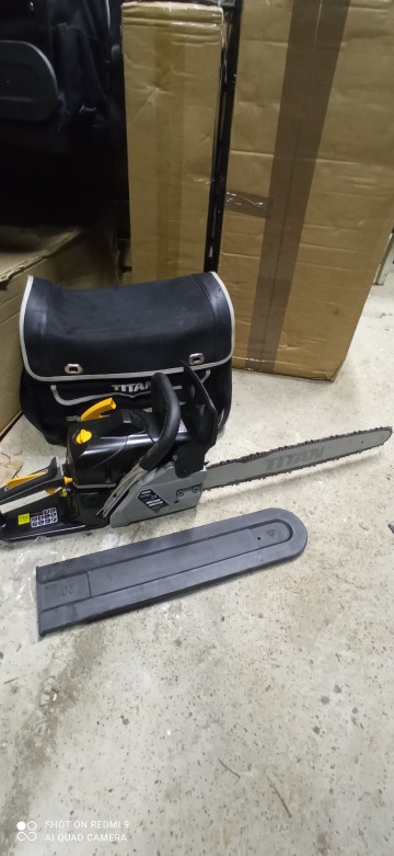 Piła spalinowa titan, 50 cm, mocna , duża