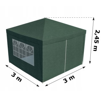 Pawilon ogrodowy 3x3