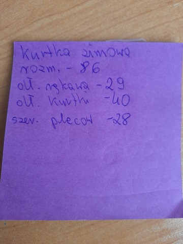 Sprzedam kurtkę zimową dla chłopca rozmiar 86