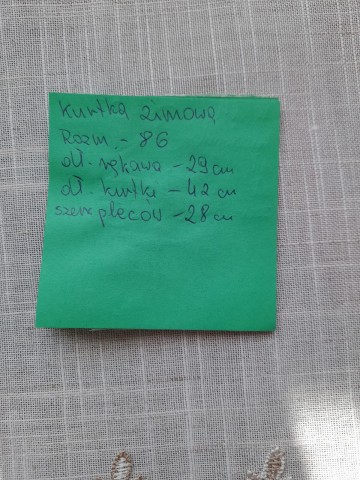 Sprzedam kurtkę zimową dla chłopca rozmiar 86