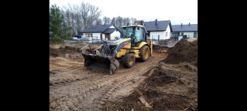 USŁUGI KOPARKO-ŁADOWARKĄ