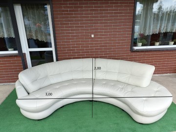 Sprzedam narożnik ze sk&oacute;ry