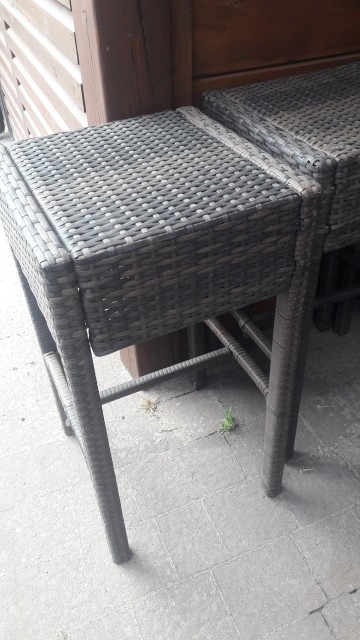 Hokery technorattan 4 szt