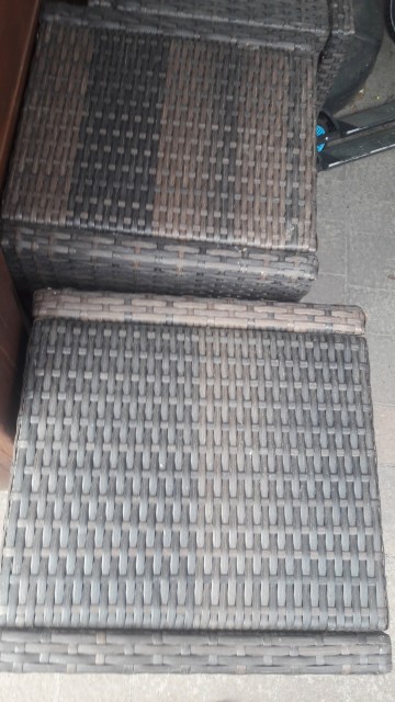 Hokery technorattan 4 szt