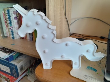 Lampka nocna LED - jednorożec