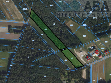 Działki rolne o powierzchni 1,24 ha - Bądk&oacute;w Pierwszy