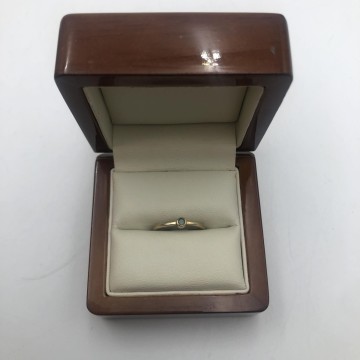 Złoty pierścionek  Pr&oacute;ba 585 Waga 1,34g