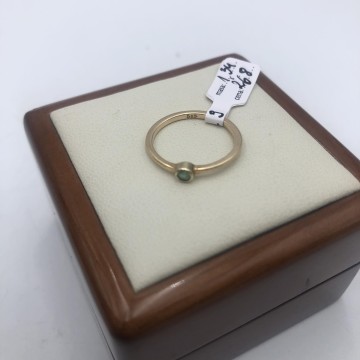 Złoty pierścionek  Pr&oacute;ba 585 Waga 1,34g