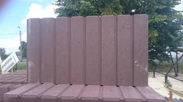 obrzeże palisadowe gładkie 50x28x6