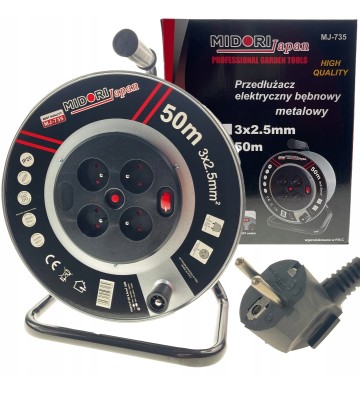 Przedluzacz bebnowy 50m