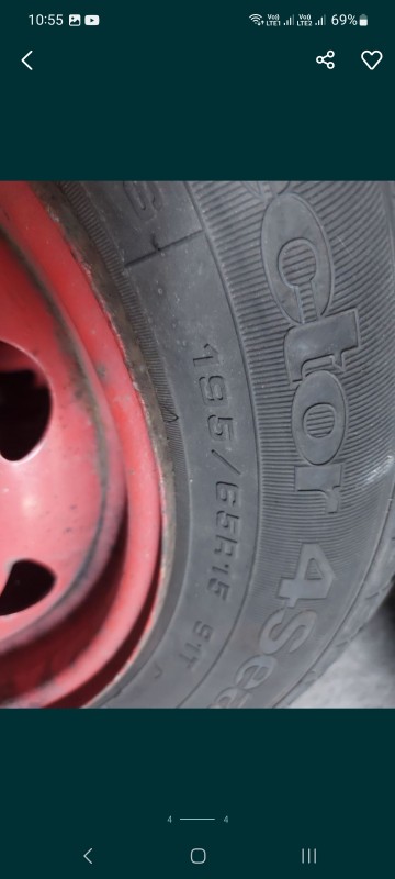 Sprzedam koła wielosezonowe peugeot ford citroen 15 cali