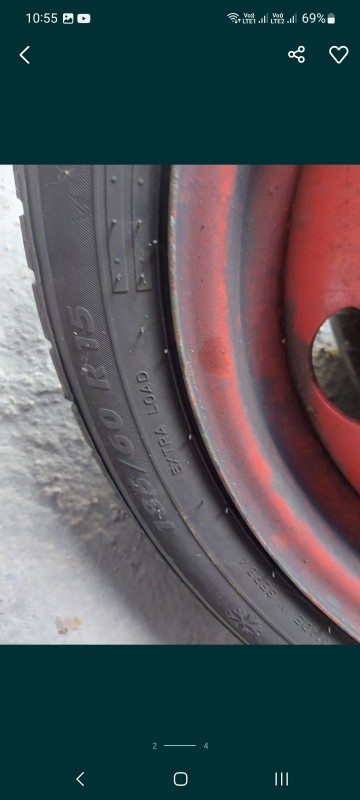 Sprzedam koła wielosezonowe peugeot ford citroen 15 cali