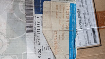 Mercedes Przełącznik fotela uszkodzony