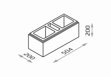 Pustak ogrodzeniowy, modułowy, Joniec - Golina
