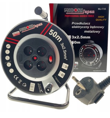 Przedłużacz bębnowy 50M 3x2.5MM