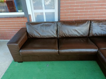 Sprzedam narożnik ze sk&oacute;ry