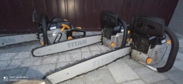 Duża piła spalinowa