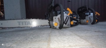 Duża piła spalinowa