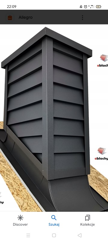 Opierzenia  obrobienie obr&oacute;bki komina