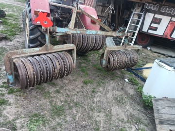 Wały posiewne ciągane Cambridge szerokość 2,5m zawieszanśred