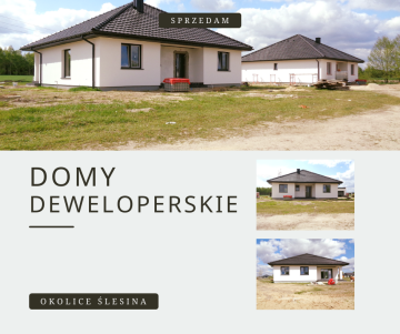 Okolice Ślesina – Domy Deweloperskie z Garażem