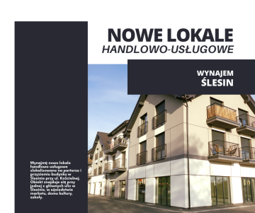 ŚLESIN &ndash; NOWE LOKALE HANDLOWO-USŁUGOWE