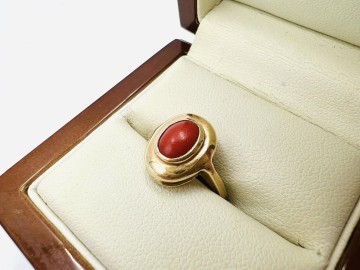 Złoty pierścionek pr&oacute;ba 585 3,41g