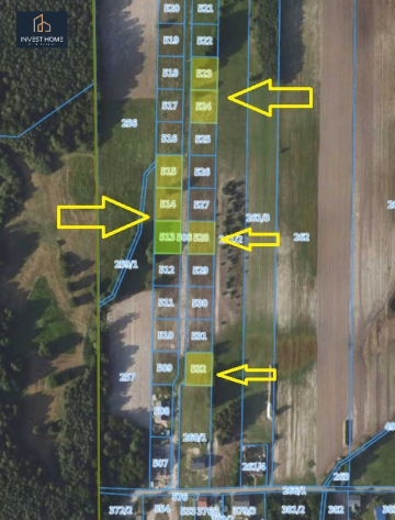 Sprzedam Działki budowlane-Trzęśniewie Małym, gmina Kościele