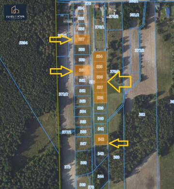 Sprzedam Działki budowlane-Trzęśniewie Małym, gmina Kościele