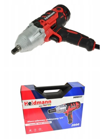 Klucz udarowy elektryczny heidmann 720Nm
