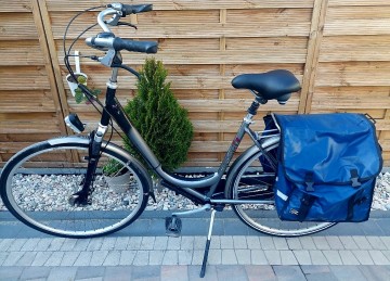 Damka miejska Mutlicycle kolor grafitowo-czarny