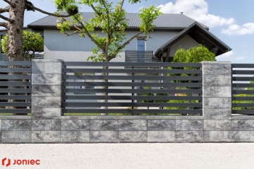 PUSTAK OGRODZENIOWY JONIEC ROMA HORIZON kolor onyx