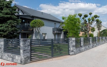 PUSTAK OGRODZENIOWY JONIEC ROMA HORIZON kolor onyx