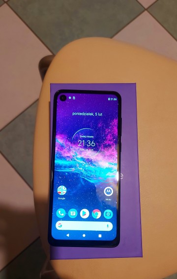 Sprzedam Motorolę one action dual SIM ładna blue 128gb 6,3