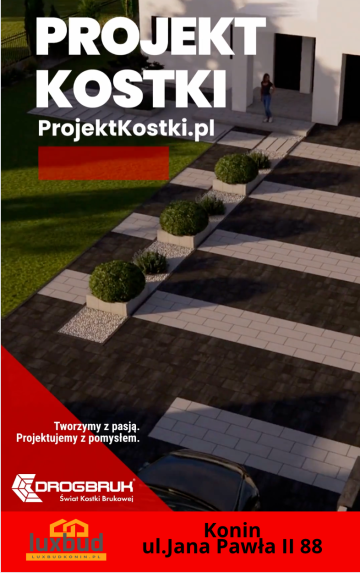 Projekt kostki z GWARANCJĄ ceny