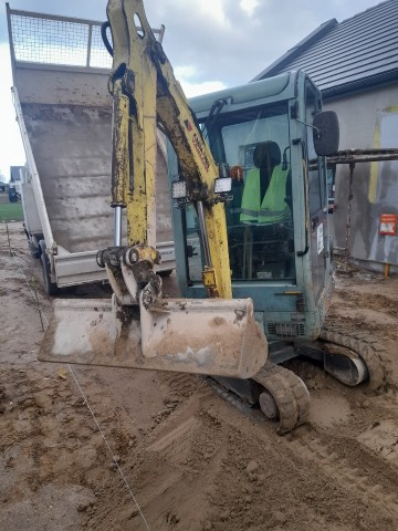 Usługi glebogryzarką, minikoparką, transport wywrotką 3,5T