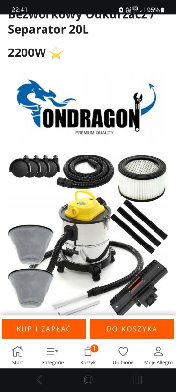 Odkurzacz przemyslowy Kraft&Dele