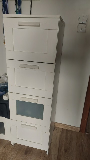 Komoda wysoka ikea brimnes 4 szuflady