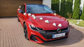 Auto do ślubu wesele uroczystość