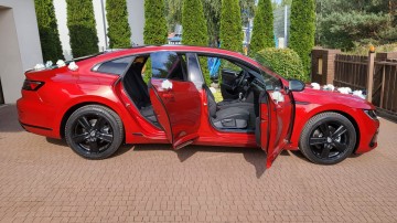 Auto do ślubu wesele uroczystość