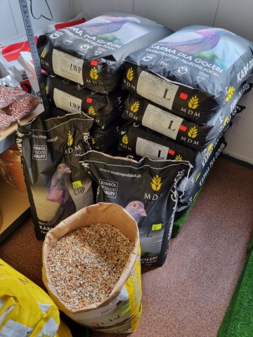 KARMY I AKCESORIA DLA GOŁĘBI Sklep zoologiczny nufiko Konin